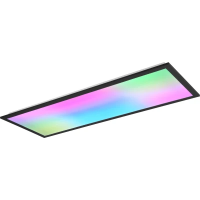 Afbeelding van REALITY BETA Plafondlamp Zwart mat incl. 1x SMD 31W Geintegreerde dimmer Afstandsbediening