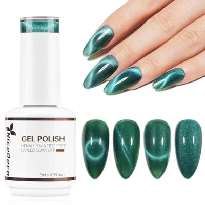 Afbeelding van Nicedeco 15 ml Cat Eye Gel nail Polish, UV/LED, soak off, magnetische gel, art, manicure, pedicure, voor professioneel, salon en thuis, gebruik N314