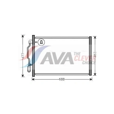 Afbeelding van Ava Cooling Airco condensor MSA5605