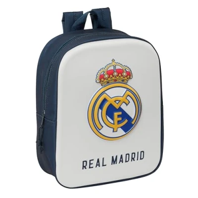 Afbeelding van Kinderrugzak Real Madrid C.F. Wit Marineblauw 22 x 27 10 cm
