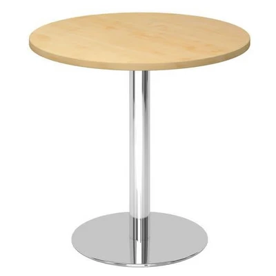 Afbeelding van hjh OFFICE PRO Bistro F80R C Systeem conferentietafel Esdoorn / Chroom