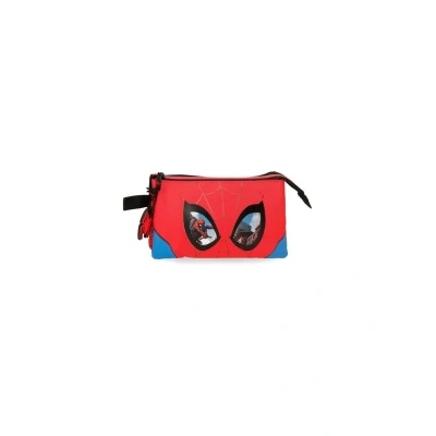 Afbeelding van Marvel 2834321 Spiderman beschermhoes, drievoudig, Rood, 22 x 12 5 cm, polyester, Drievoudig etui, etui