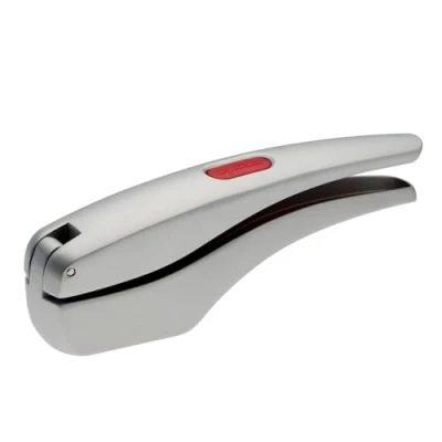 Afbeelding van Zyliss Susi 3 aluminium knoflookpers, zilver, je hoeft geen knoflook te schillen om knoflook/knoflook/gemberbollen pletten met geïntegreerd reinigingsgereedschap, vaatwasmachinebestendig