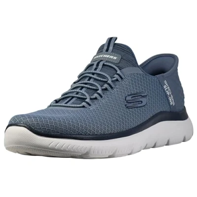 Afbeelding van Skechers Sport Summits Sneakers laag, Heren, Maat: 42.5, Slate Textiel/ synthetisch