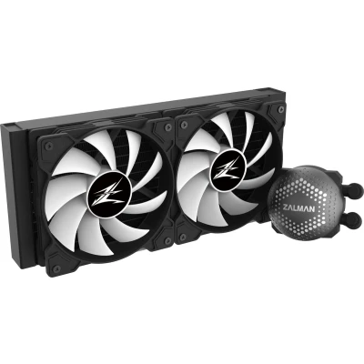 Afbeelding van Zalman ALPHA28 (Black), CPU Liquid Cooler 280mm Radiator (2 x 140 mm Fan), ARGB Pump, Dual Blade Intel : LGA 2066/2011 V3/2011/1700/1200/115X