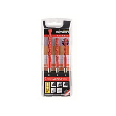 Afbeelding van Alpen MultiCut 100803100 Carbide Multifunctionele boorset 3 delig 5 mm, 6 8 mm 1/4 (6.3 mm) 1 set(s)