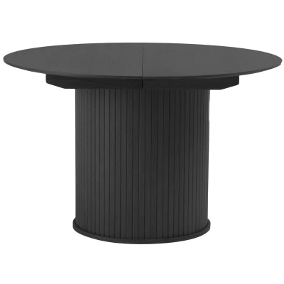 Afbeelding van Kelly eettafel Ø120 167 cm zwart