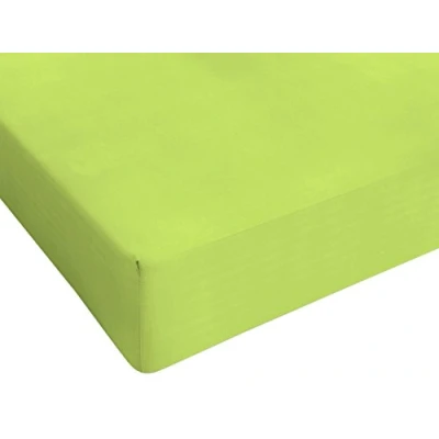Afbeelding van Max kleur laken 25cm hoek, zuurgroen, fringe maat small dubbel