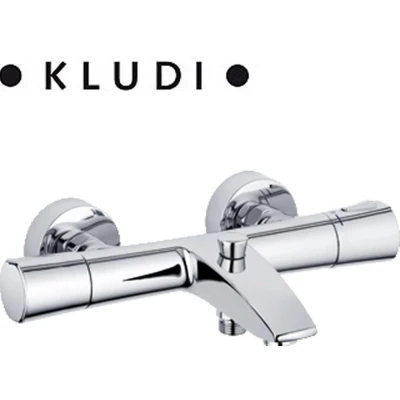 Afbeelding van Kludi Zenta badkraan thermostatisch met omstel, koppelingen