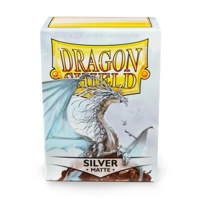Afbeelding van Dragon Shield Sleeves Matte Silver (100 stuks)
