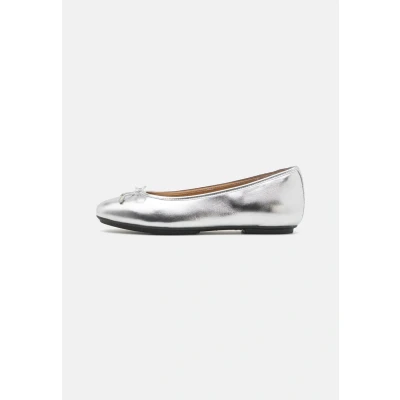 Afbeelding van Fitflop Delicato BOW Ballet Flats Ballerina&#039;s, Dames, Maat: 40, Silver Leer