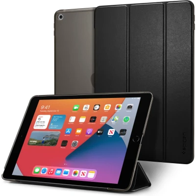 Afbeelding van Spigen Smart Fold kunstleer hoes voor iPad 10.2 (2019 2020 2021) zwart