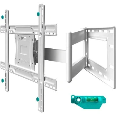 Afbeelding van ONKRON Full Motion TV Muurbeugel voor 40 75 Inch TV, Lange Reach Gewicht tot 68 kg Universele VESA 100x100 600x400/Tilt en Swivel M7L W Zwart