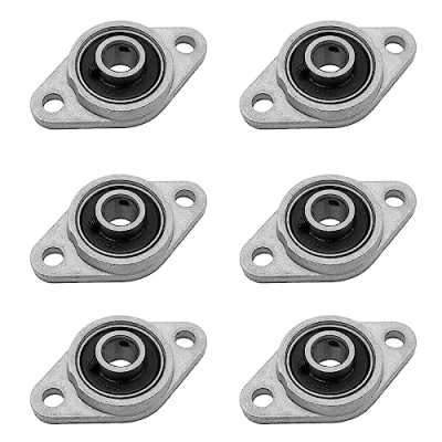 Afbeelding van GOIYZTTR KFL08 Flenslager 6 stuks 8 mm zinklegering lager ruitflenslager voor machines KFL serie transportsystemen