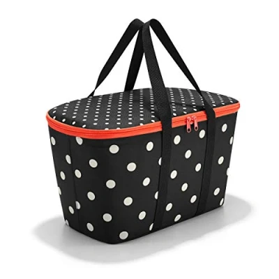 Afbeelding van reisenthel Coolerbag Koeltas voor boodschappen, aanvulling op de draagtas, dikke isolatie, geïsoleerde voering van aluminiumfolie, 2 handgrepen, stabiele en duurzame bodem, 20 l, met gemengde