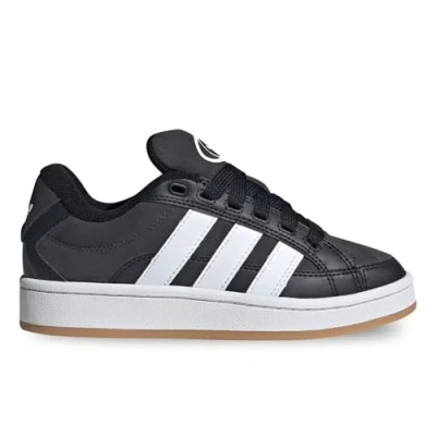 Afbeelding van adidas Originals Campus 00S BETA Unisex Sneakers laag voor kinderen, Maat: 35.5, Carbon/footwear white/core black Imitatieleer/ textiel