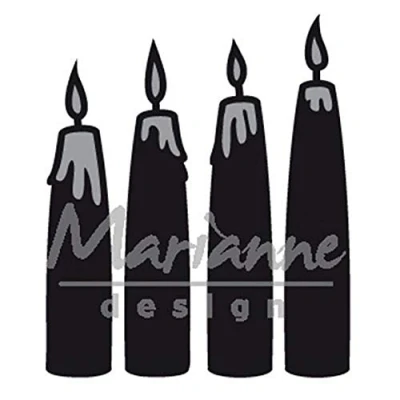 Afbeelding van Marianne D Craftable Advent kaarsen CR1425 (11 17)