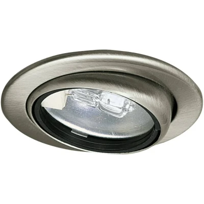 Afbeelding van Paulmann meubel lamp Onderbouwverlichting rond zwenkbaar 69mm geborsteld staal glas