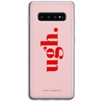 Afbeelding van Case Company® hoesje geschikt voor Samsung Galaxy S10 4G Ugh Soft Cover Telefoonhoesje Bescherming aan alle Kanten en Schermrand