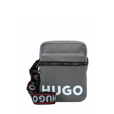 Afbeelding van HUGO Schoudertas Quentyn NS Zip Crossbody Grey Grijs