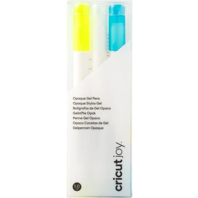 Afbeelding van Cricut Joy™ Gel 1,0 mm, 3er Stiftset Wit, Blauw, Geel