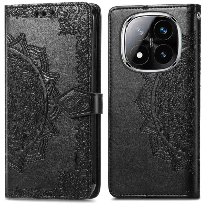 Afbeelding van imoshion Hoesje Geschikt voor Xiaomi Redmi Note 14 Pro 5G Met Pasjeshouder Luxe Bookcase Zwart