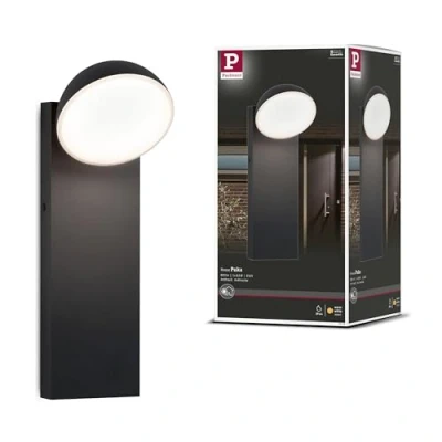 Afbeelding van Paulmann Wand Puka 94738 Buitenlamp (wand) LED 8.5 W Antraciet