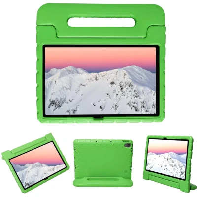 Afbeelding van iMoshion Tablet Hoes Kinderen Geschikt voor Lenovo Tab P11 Plus / Kidsproof Backcover met handvat Groen