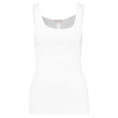 Afbeelding van Hanro dames Naadloos singlet met ronde hals in de kleur Wit, maat: XL