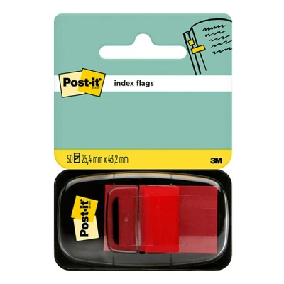 Image de index Post it Distributeur de 50 Rouge 25,4x44mm
