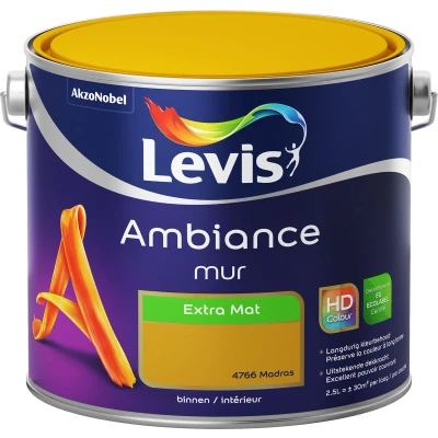 Afbeelding van Levis Ambiance muurverf extra mat 2,5l madras