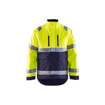 Afbeelding van Blaklader Winterjas High Vis 4827 1977 Geel/Marineblauw