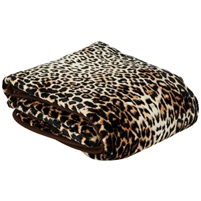 Afbeelding van Gözze Premium knuffeldeken Feeling Cashmere, zware stof 500 g/m, 150 x 200 cm luipaard