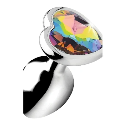 Afbeelding van Buttplug Rainbow Prism Heart Small