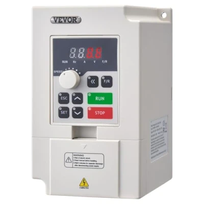 Image de VEVOR Variateur de Fréquence 2,2 kW 5 A Entrée Triphasée Vers Sortie