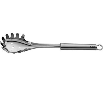 Afbeelding van Silit Classic Line Spaghettilepel, 32 cm, gepolijst roestvrij staal, noedellepel, pollepel, vaatwasmachinebestendig