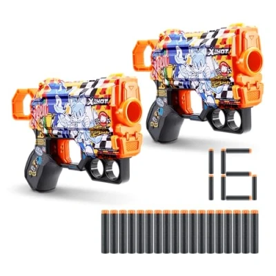 Afbeelding van X Shot Skins 2PK dreiging (16 darts) Sonic Super Speed