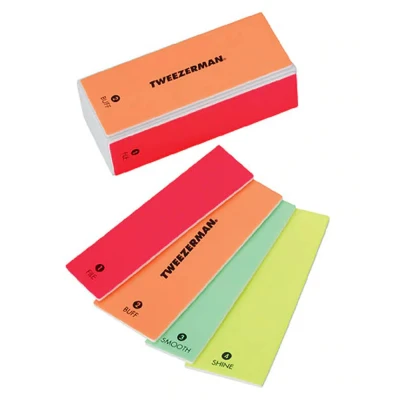 Afbeelding van Tweezerman Neon Hot File, Buff, Smooth &amp; Shine Block