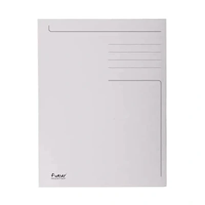 Afbeelding van Exacompta Dossiermap Foldyne Ft 24 X 32 Cm (voor A4), Lichtgrijs, Pak Van 50 Stuks