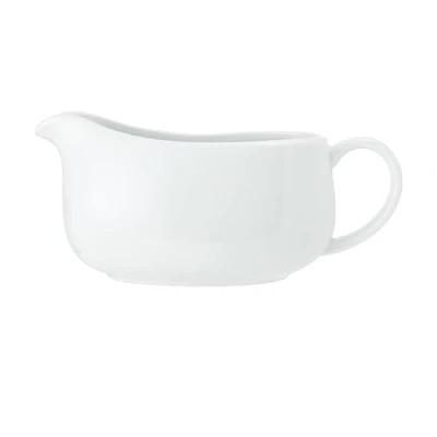 Afbeelding van Juskom, Sauskom, met Oor en Schenktuit, 0.7 L, Porselein, Wit Mikasa Chalk