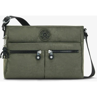 Afbeelding van Kipling NEW Angie Schoudertas, Dames, Maat: One Size, Green moss