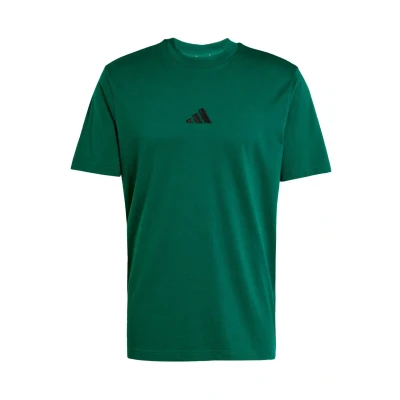 Afbeelding van adidas Sportswear SL SJ Tshirt basic Collegiate green black, Heren, Maat: 3XL, black