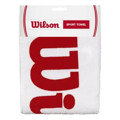 Image de Wilson wrz540100 serviette de sport blanc rouge