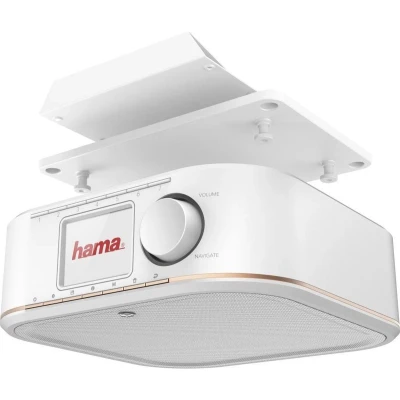 Afbeelding van Hama Digitale Radio DAB+ FM/DAB Wekkerradio Ophangbaar Sleep timer Wit