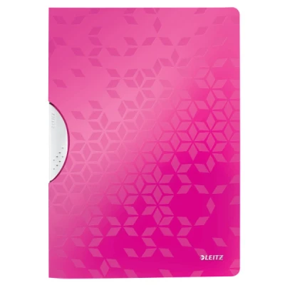 Image de Leitz wow couleur clip dossier métallique rose 41850023