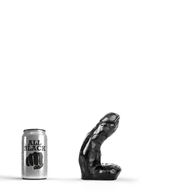 Afbeelding van All Black Matthijs Dildo 15 cm Zwart