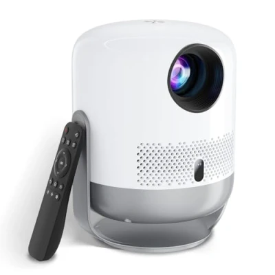 Afbeelding van Beamer WiFi, VISULAPEX U1 Lite 1080P Full HD, 18.000 lux, beamer, bluetooth, thuisbioscoop