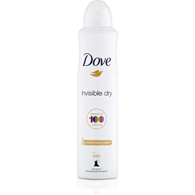 Afbeelding van Dove Invisible Dry Women 6 x 250 ml Deodorant Spray Voordeelverpakking