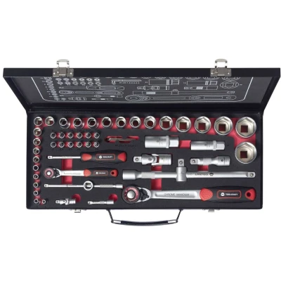 Afbeelding van TOOLCRAFT TO 9626409 Omschakelratelset 1/4 (6.3 mm), 1/2 (12.5 mm) 44.5 cm
