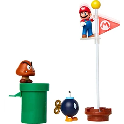 Afbeelding van Jakks Pacific 85987 4L Super Mario Acorn Plains verzamelfiguren set